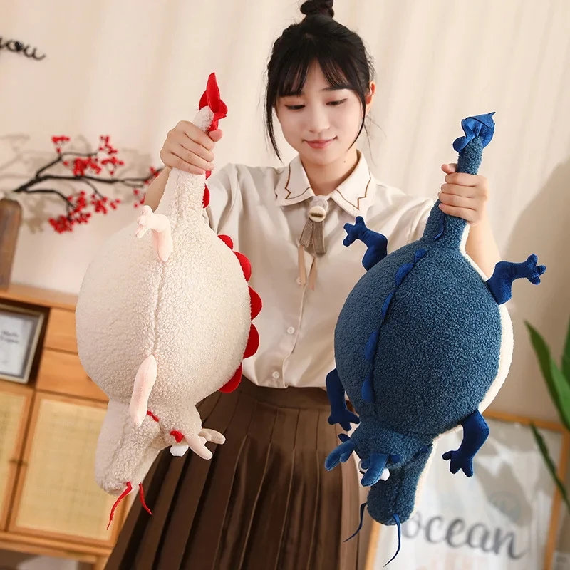 Cute Chubby Dragon Plush Throw Pillow Cushion Doll