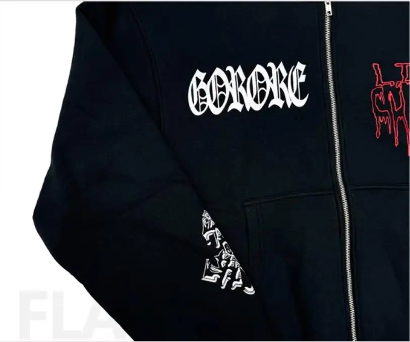 Novo kenarson um grande caos tour odio real pulôver hoodies moletom com capuz veludo algodão grosso velo eua n161