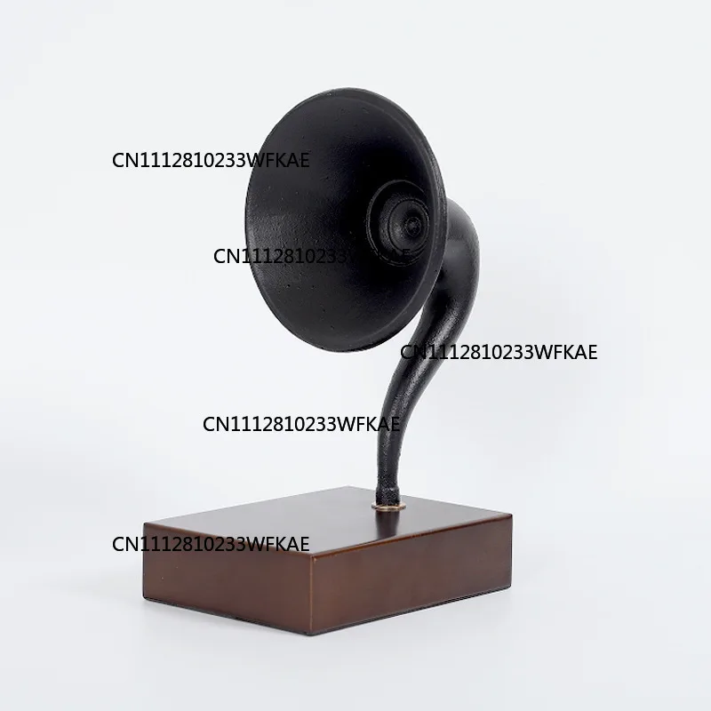 Modern music theme simulation vertical vinyl retro record player phonograph model room sales office study ornament