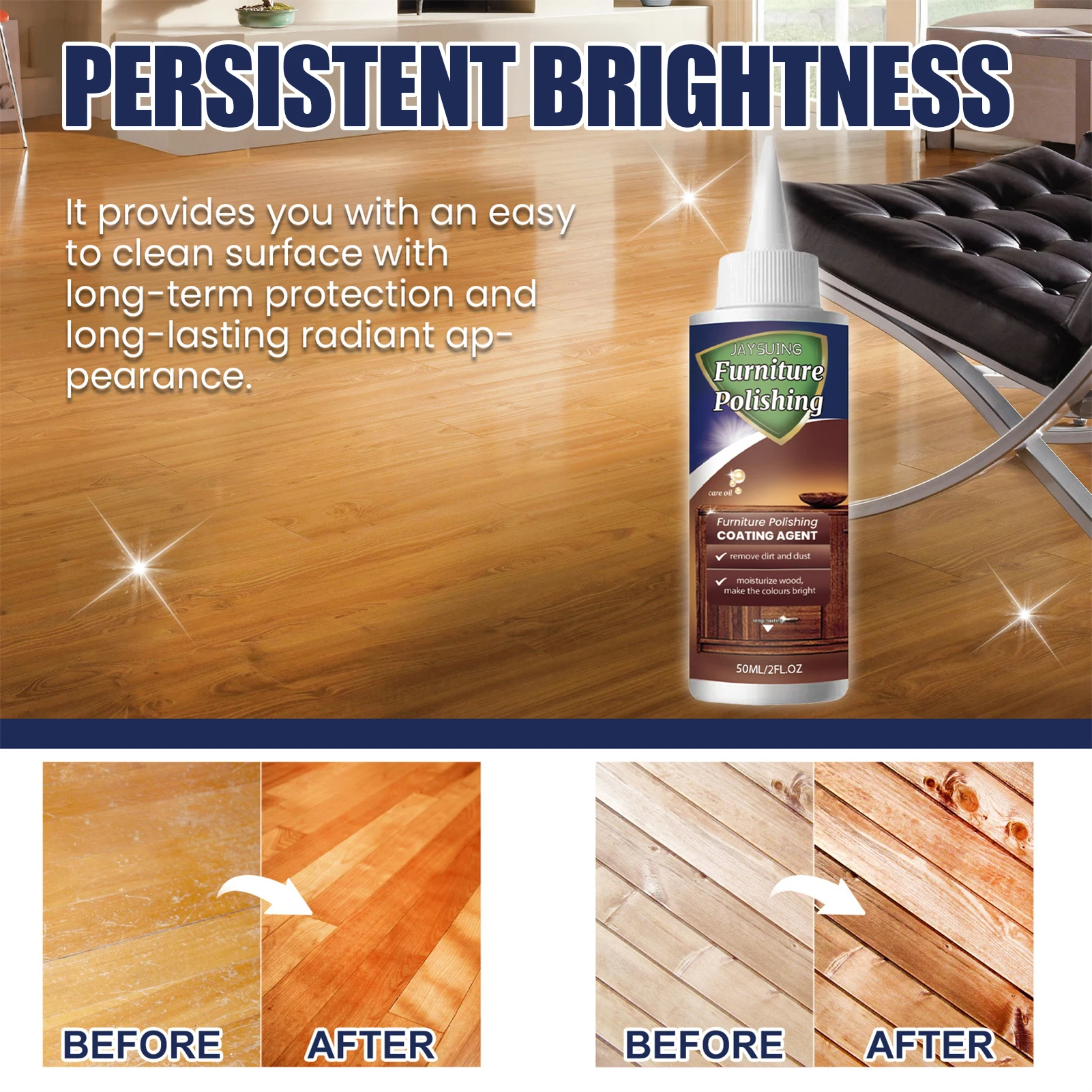 

Средство для чистки и ухода за деревом Нанометровое средство для покрытия кристаллами для столов, столов, стульев