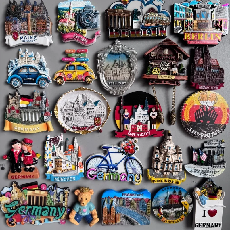 Alemanha cidade turismo adesivosmainz berlim francfort munchen dresden Stuttgart neuschwanstein oktoberfest geladeira ímã decoração