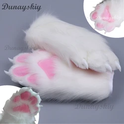 Furry Paw Gloves Cosplay Costumes Cat Sheep Claw Rabbit Fursuit Animal Claw Cute Furry Animal Claw Cat Claw Gloves