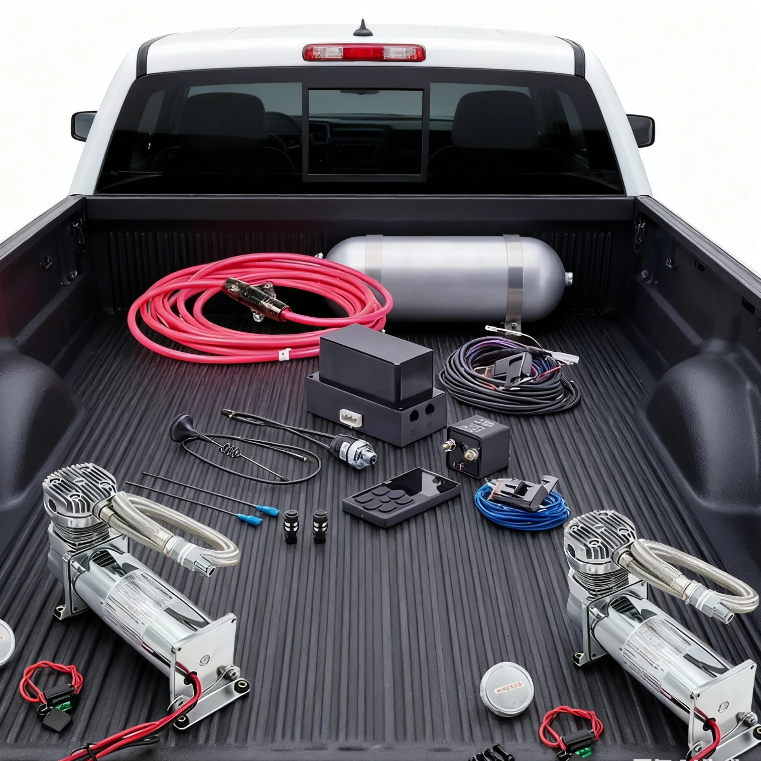 

Комплект управления воздухом, система контроллера с бесшовным воздушным баком, 2 шт., компрессорный насос