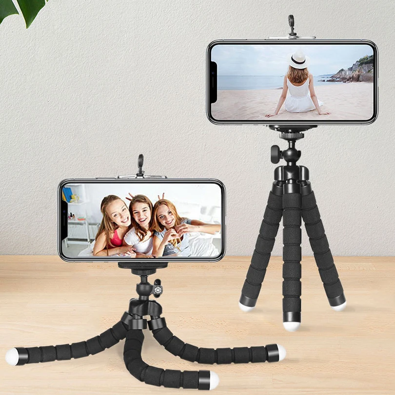 Phone Photography Tripod 1/4 Thread Cell Phone Tripod Lightweight Camera Tripods For Xiaomi HUAWEI iPhone for Video/DSLR/Canon