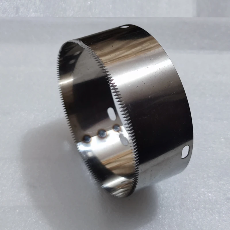 Fully Automatic Milk Tea Sealing Machine Serrated Knife 95 Type Film Cutting Blade Packing Machine Parts Customized