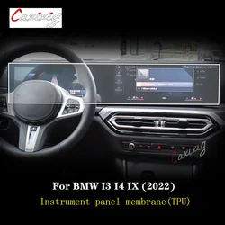 For BMW i3 i4 IX 2022 Car GPS navigation Protective film LCD screen TPU film Screen protector Anti-scratch film Accessories