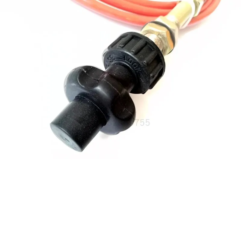 control throttle line cable excavator construction Rotating self-locking manual handle assembly parts hitchi ex XCGM ZOONLIAN