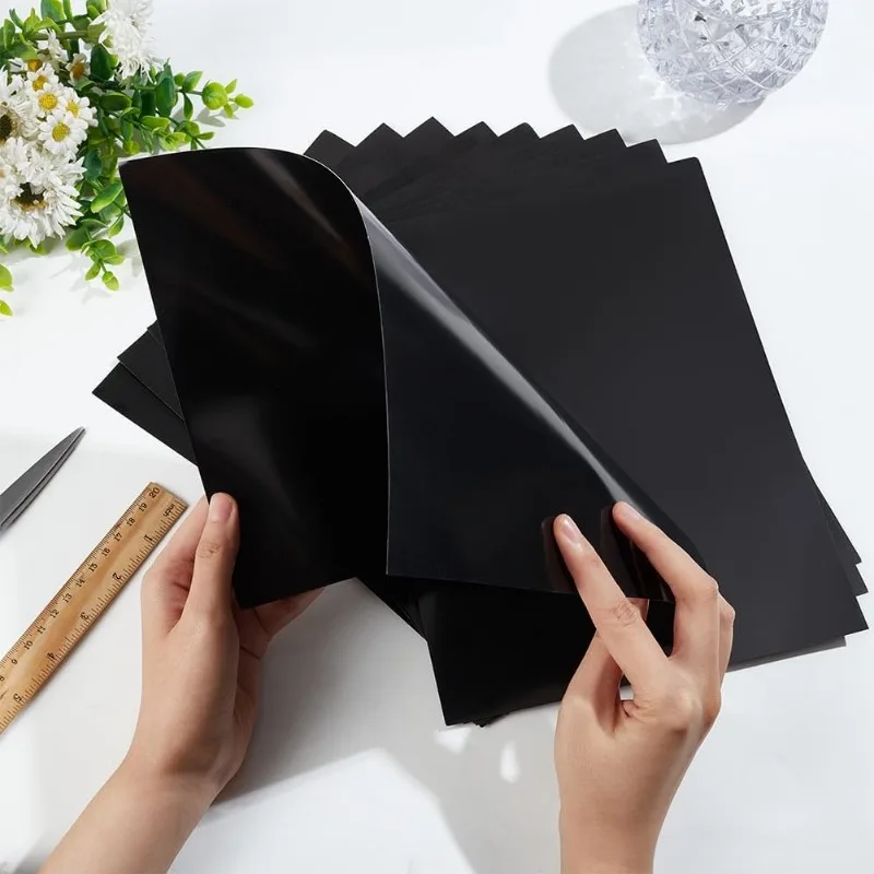 10 Sheets Black Laser Engraving Testing Paper A4 11x8.3 Inch Double Sides Laser Marking Paper for Fiber Laser Marking
