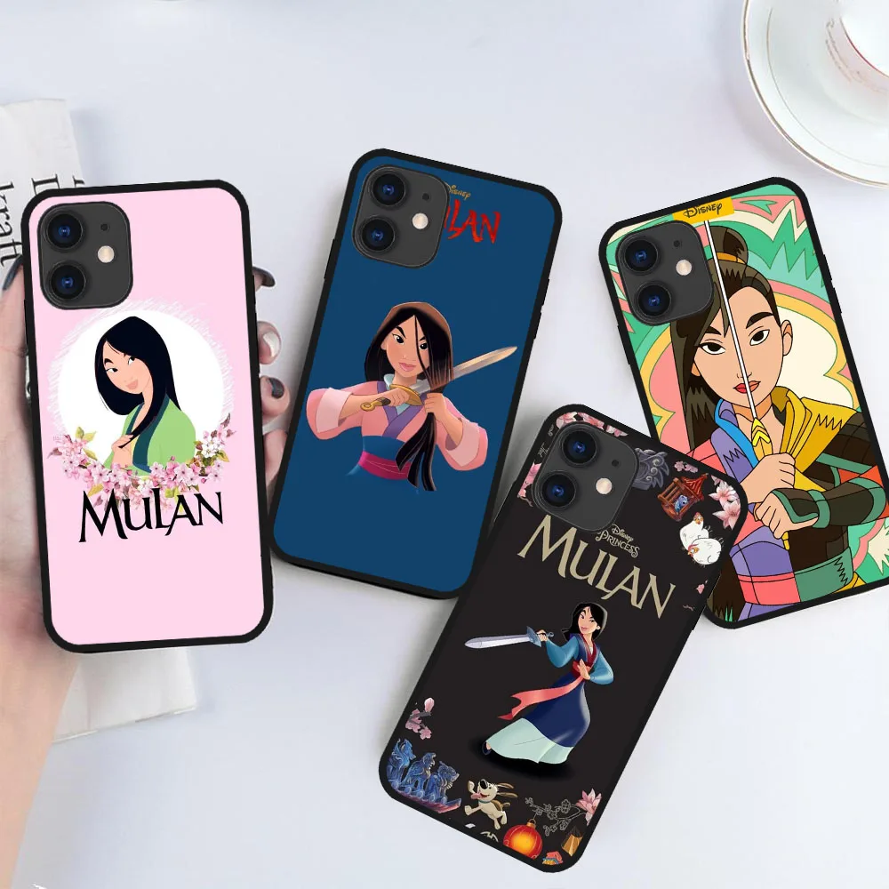 IT-57 Princess Mulan Soft Case For OPPO A54 A5S A7 A12 A12S A74 A95 F19 A8 A31 A9 A5 F11 Reno 3 A91 F15 A93