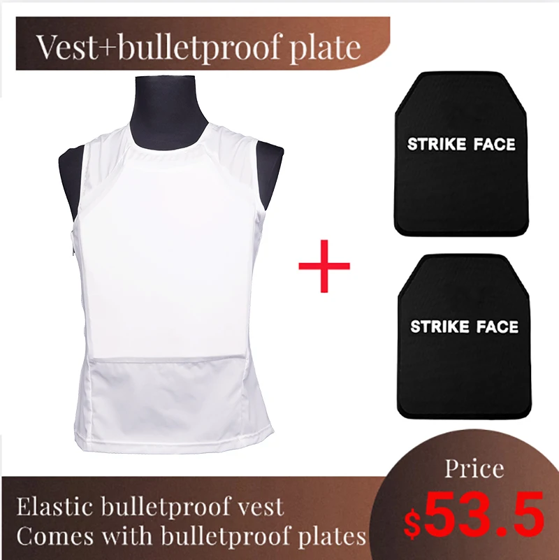 Tactical Elastic Vest - Universal size suitable for 65-85kg weight, with IIIA soft board