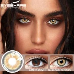 EYESHARE 1 Pair Colored Contact Lenses Natural Look Brown Eye Lenses Gray Contact Blue Lenses Fast Delivery Green Eye Lenses