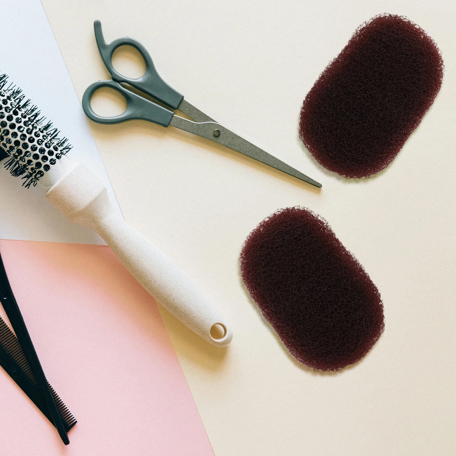 

6Pcs Hair Volume Increase Pad Invisible Puff Hair Head Cushion Bump Up Styling Insert Root Lifter Clips for Women