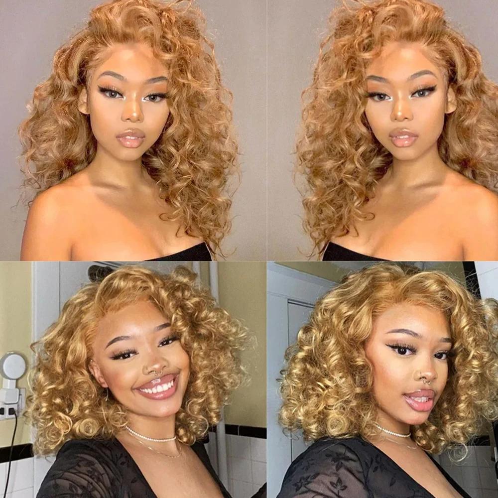 Mel Louro-Natural Extensão Do Cabelo Humano Pacotes, Cabelo Brasileiro Weave, onda solta, à venda, 2pcs por pacote