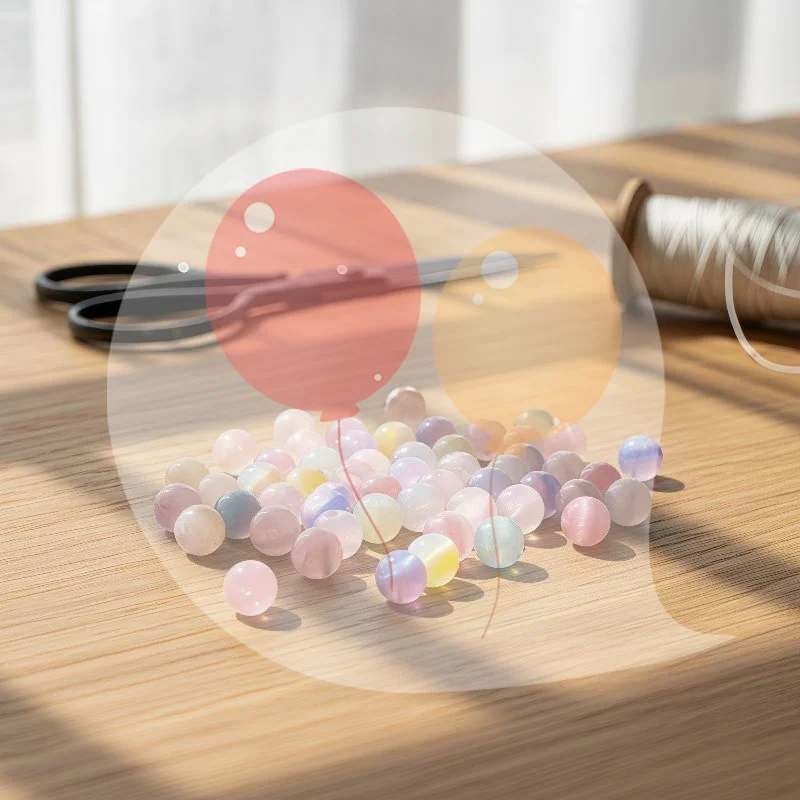 10Pcs UV Reactive Resin Cat Eye Beads 10mm DIY Jewelry Making Supplies Bracelet Necklace Earring Charms Findings