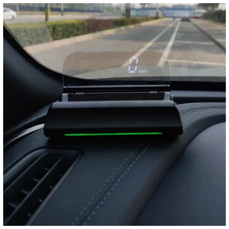 Автомобильный проектор на лобовое стекло EANOP M40 OBDII HUD, проектор скорости на лобовое стекло OBD2, сигнализация безопасности, температура воды, превышение скорости, оборот в минуту, напряжение