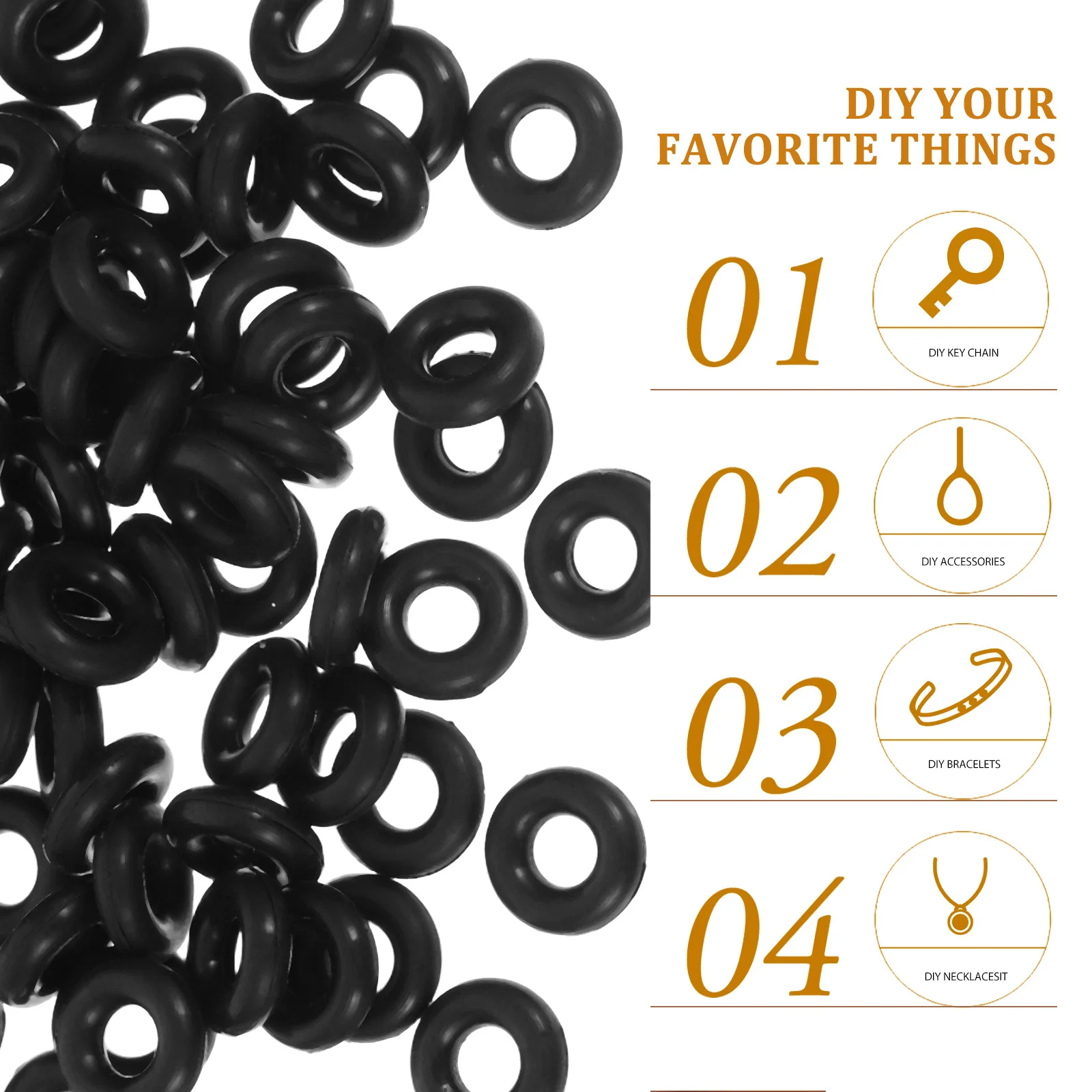 100 قطعة حلقات تحديد المواقع سيليكون عدم الانزلاق خزر عازل لصنع المجوهرات أساور يدوية القلائد لوازم الحرفية