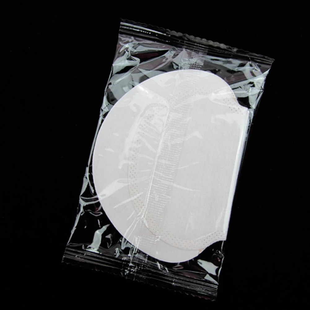 แผ่นซับเหงื่อใต้วงแขนแบบใช้แล้วทิ้ง 50 ชิ้น (25 คู่) ผลิตจากวัสดุไม่ถักทอ บางเฉียบ ติดเองได้ สำหรับผู้ชายและผู้หญิง