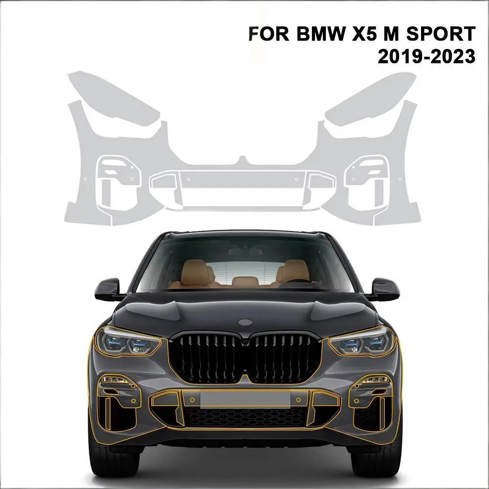 

8.5Mil TPU Paint Protection Film For BMW X5 M Sport 2019-2023 Pre-cut PPF Kit Clear Bra Car Body Anti-Scratch Resistant