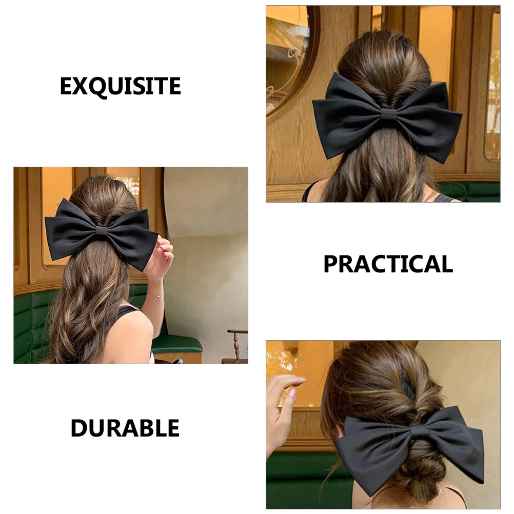 

2Pcs Bow Hair Clips Durable Pearl Flower Design for Women Wedding Birthday Hair Accessories Bows for