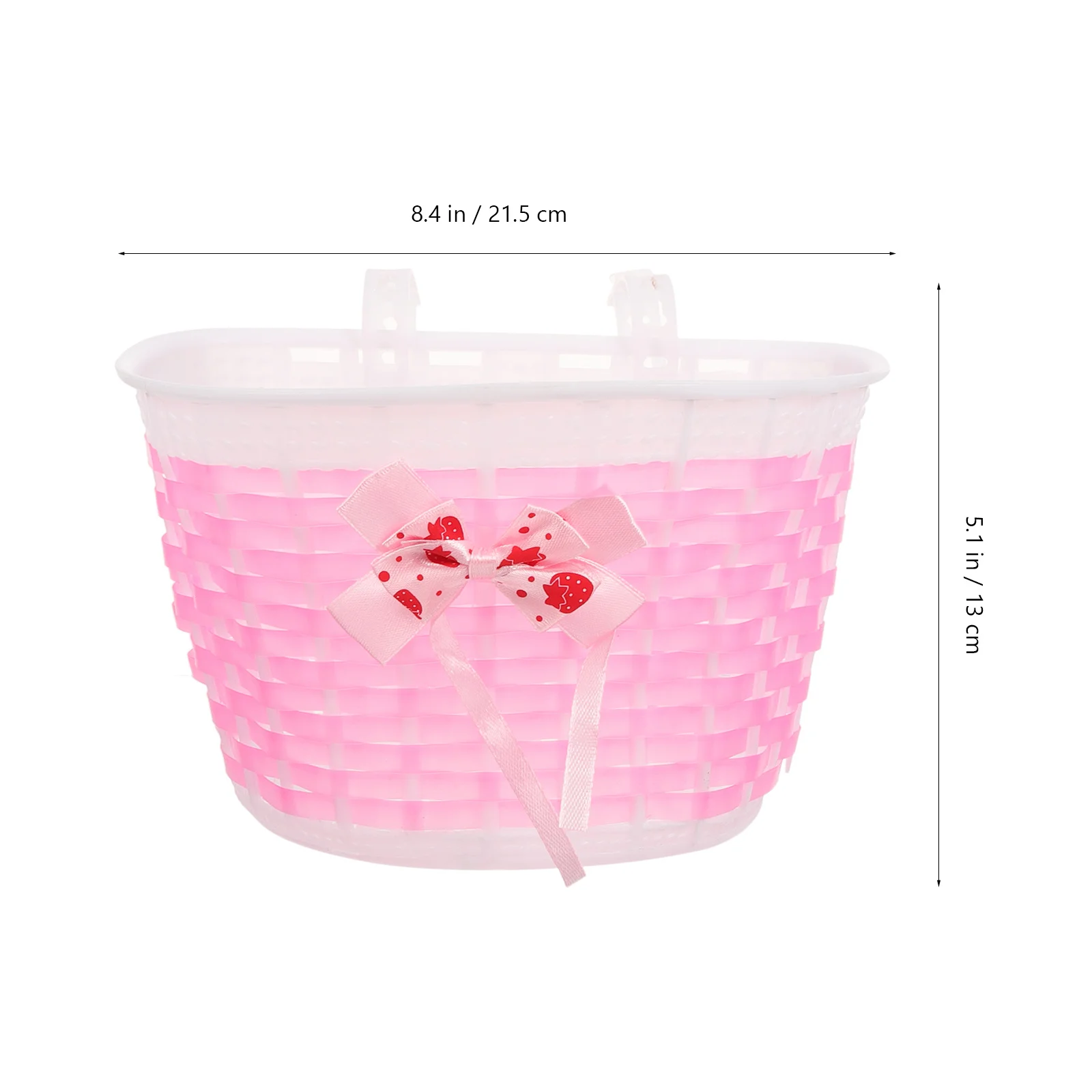 

1Set Bike Front Basket Detachable Sturdy Storage Container Cycling Basket Scooter Bell Accessories