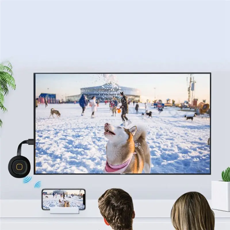 

A23G 2.4G 5G 4K HDMI-Compatible Dongle TV Stick Miracast Airplay Wireless Display Receiver 1080P for Google Chromecast