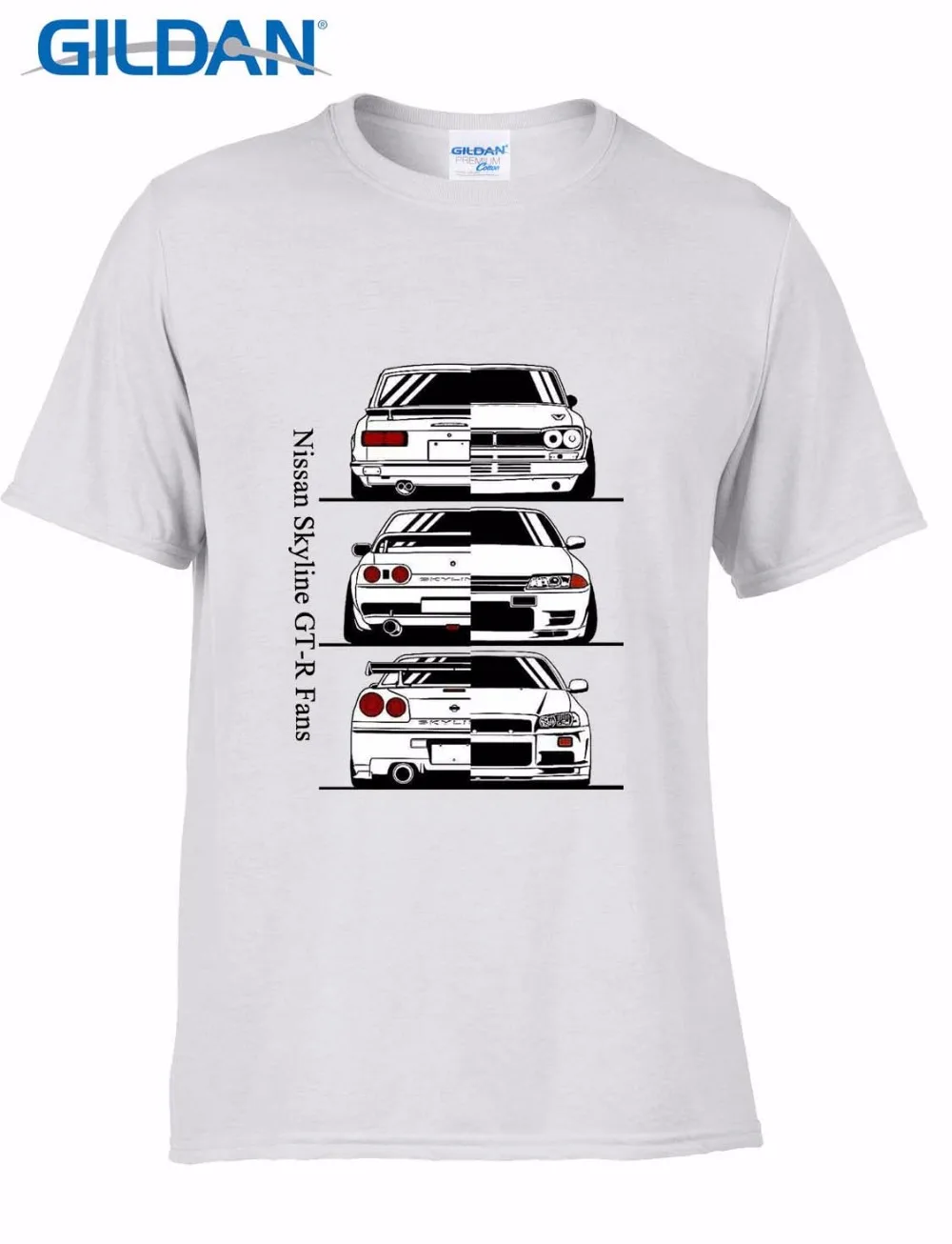 Fashion 3D T Shirt Hot Man Clothes Hot Sale 100% Cotton Casual Skyline Gt-R Car Fans Urban Tee Shirts Digital Printing