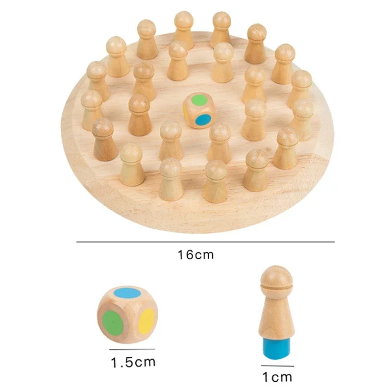 เด็ก Memory Match Stick เกมหมากรุกสนุกบล็อกเกมกระดานการศึกษาสี Cognitive ability ของเล่นเด็ก