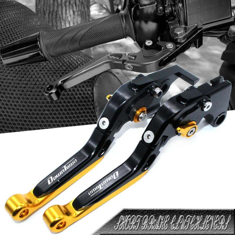 

Motorcycle Scooter Accessories Folding Extendable Left Right Brake Clutch Levers Aluminum For KYMCO Downtown 300i 350i DT 350i