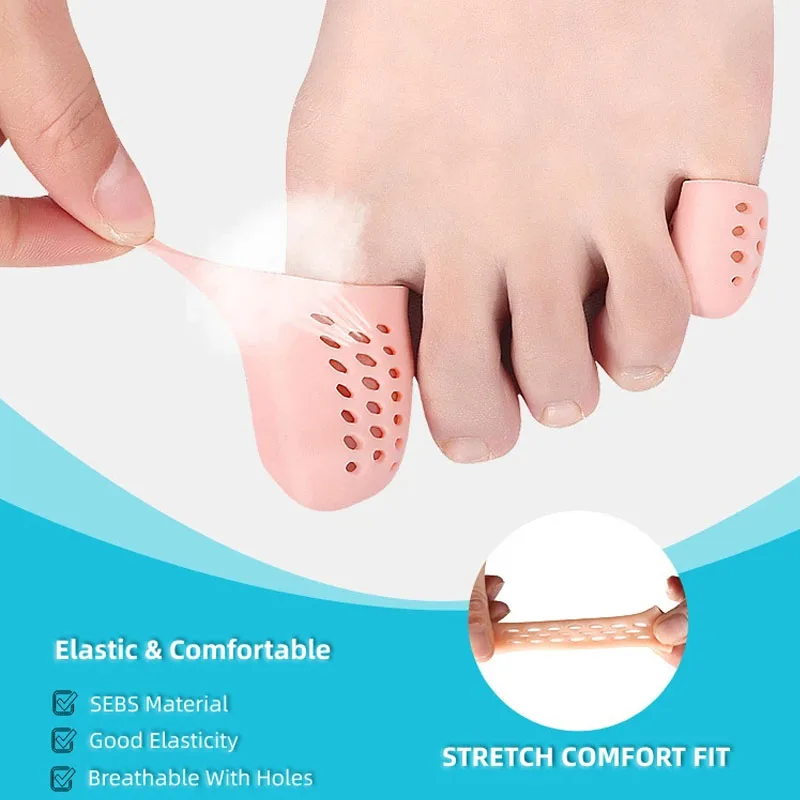 親指プロテクターガード鎮痛用抗摩擦セパレータースリーブ通気性つま先キャップカバー角質水疱ハンマーつま先
