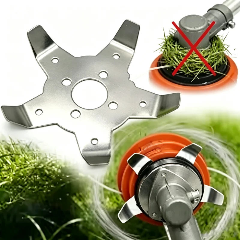 Universal Lawn Mower  Anti-tangle Blade Trimmer Blade  Replacement Brush Cutter Grass Cutting Tool Accessories