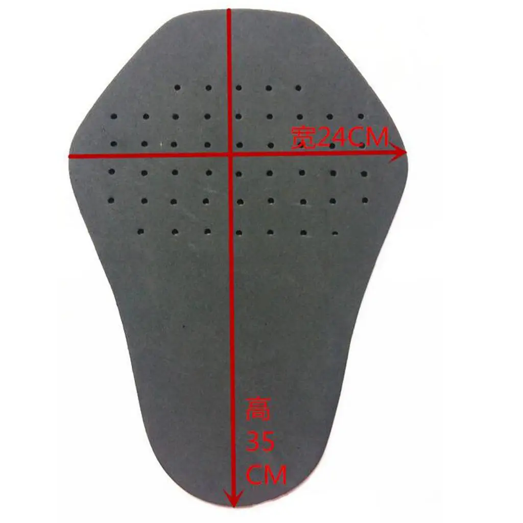 Light Breathable Motorbike Back Protector EVA Foam Armour Pad for Motorcycle Riding Jacket Inner Protection