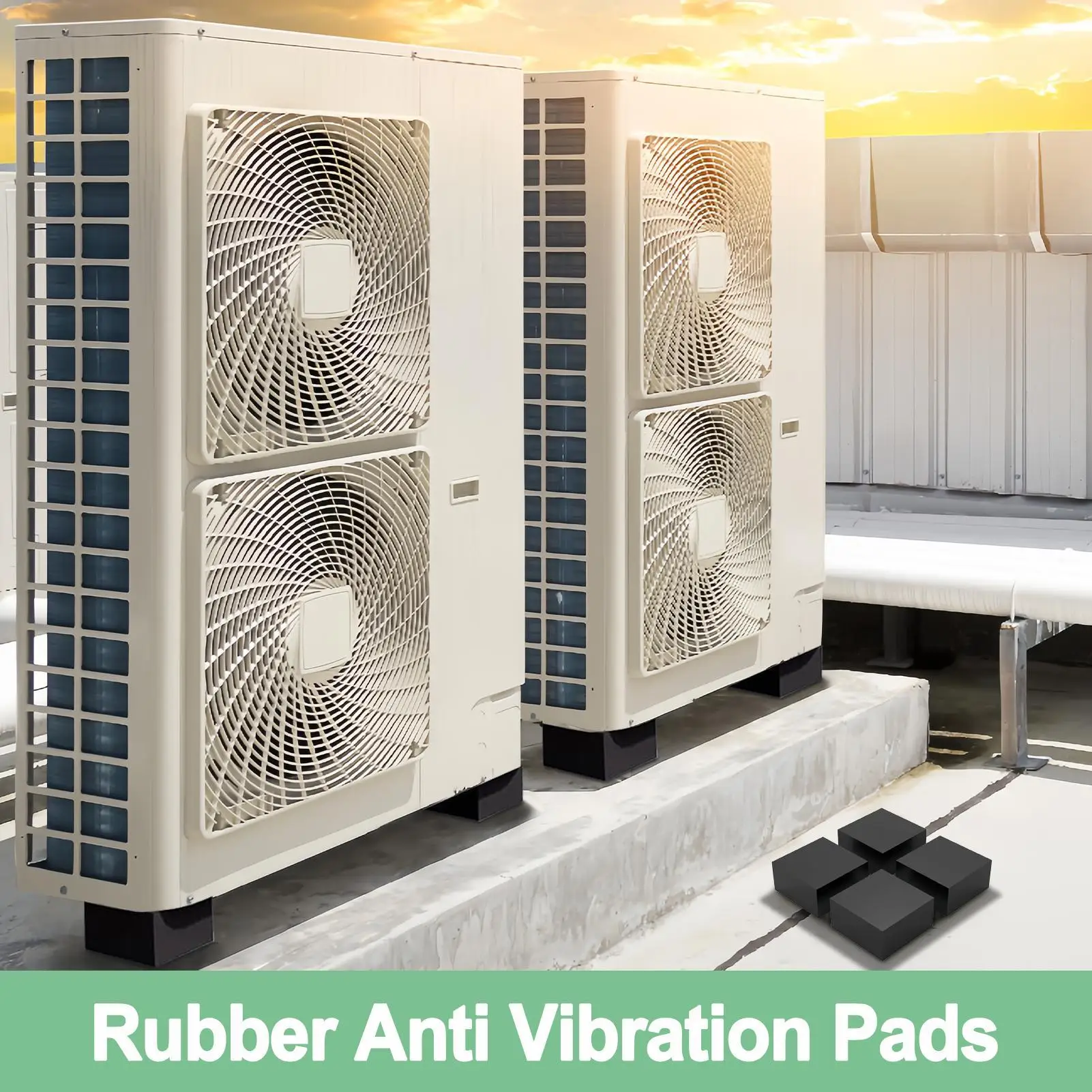 Anti Vibration Pads Rubber Washing Machine Shock Absorber 4 Pieces Shockproof Non-slip Absorber For Sewing Machine Floor