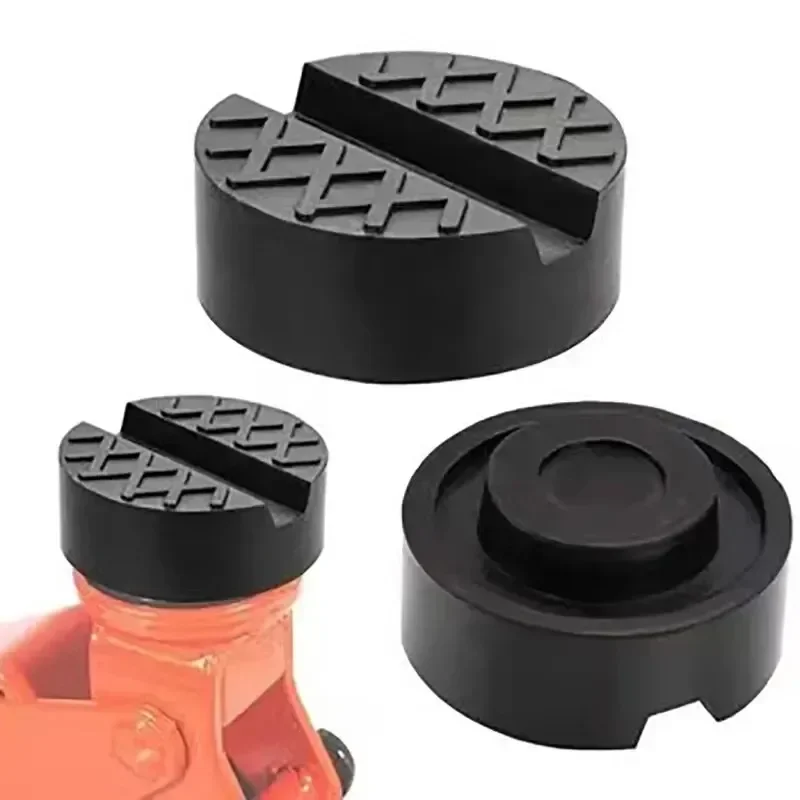 Car Lift Jack Support Rubber Pads Slotted Frame Rail Adapter Universal Floor Jack Repair Tool for Auto Maintenance