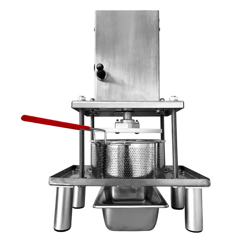 Chinese herbal medicine water press electric vegetable filling dehydration drain commercial vegetable lees juice separation