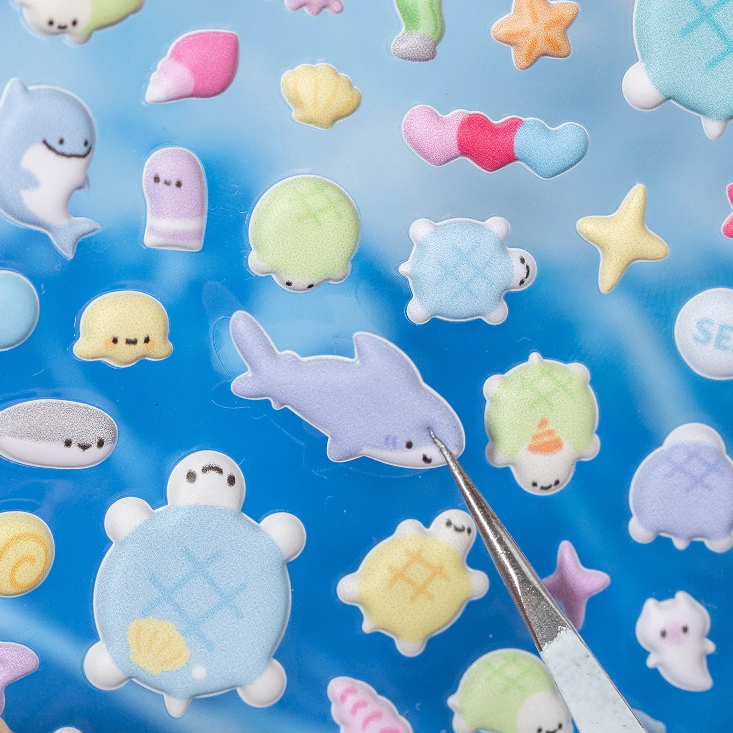 Kawaii Animals Fruit 3D Puffy Stickers Cute Cartoon Scrapbooking Sticker DIY Journal Stationery Sticker Deco Aesthetic Art