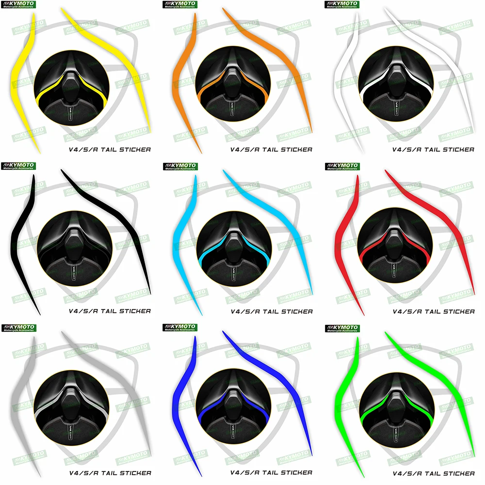 

Motorcycle accessories fairing tail line decals Panigale V4 V4S V4S/R reflective stickers for Panigale V4 V4S V4S/R