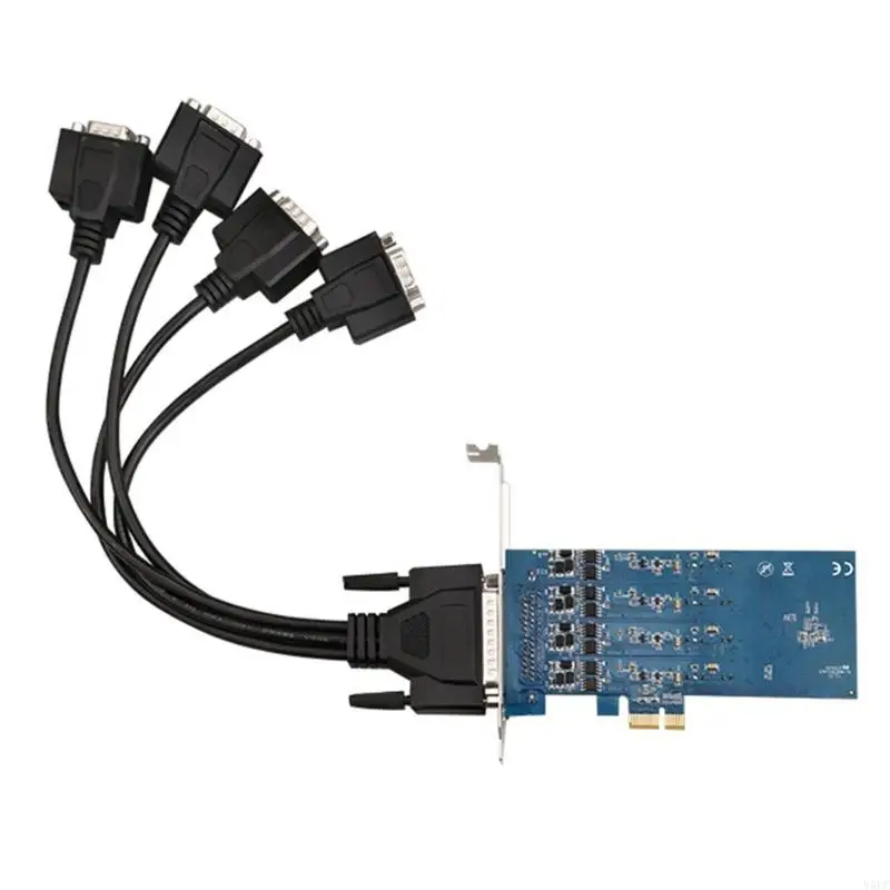 

2/4 Port DB9 RS422/485 Serial PCIe PCIExpress2.0 Card for Multiple Systems