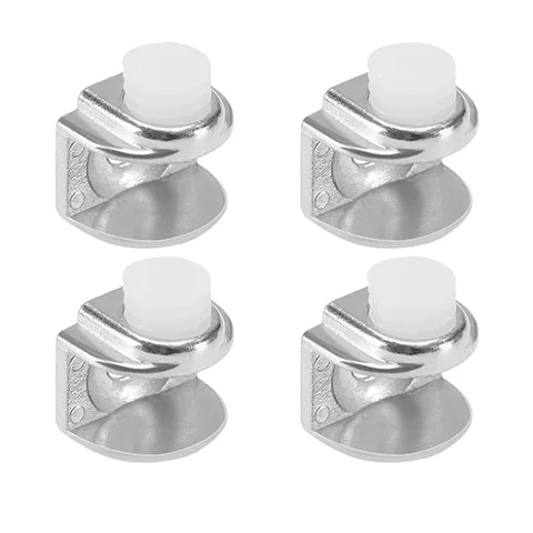 20PCS 10mm Thick 19x15x15mm Glass Shelf Brackets Adjustable Zinc Alloy Glass Clamp Clip Holder for