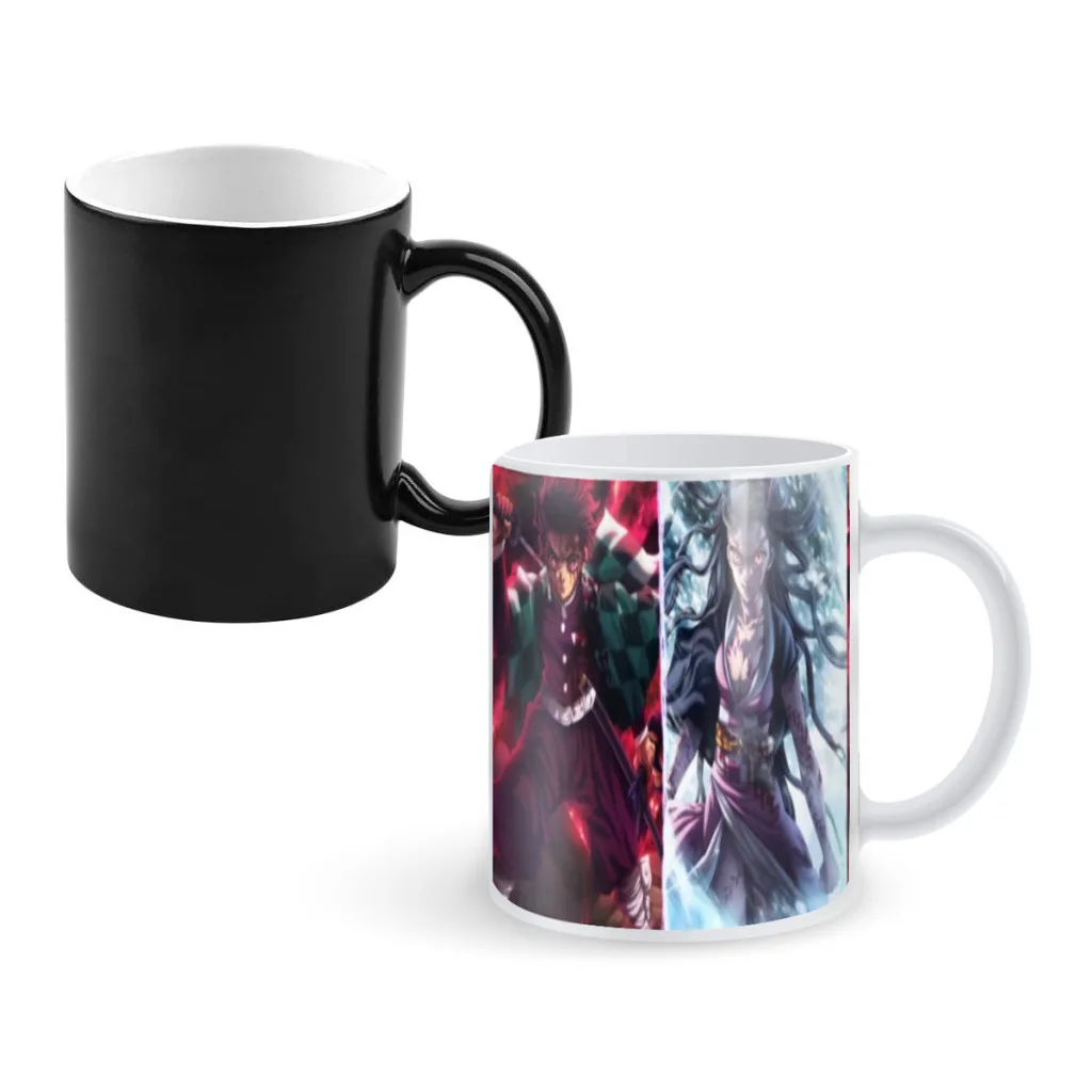 

Ghost Killing Blade Tanjiro Nedouzi DropShipping Coffee Milk Cups Heat Changing Mugs Best Birthday Gift for Children Friends