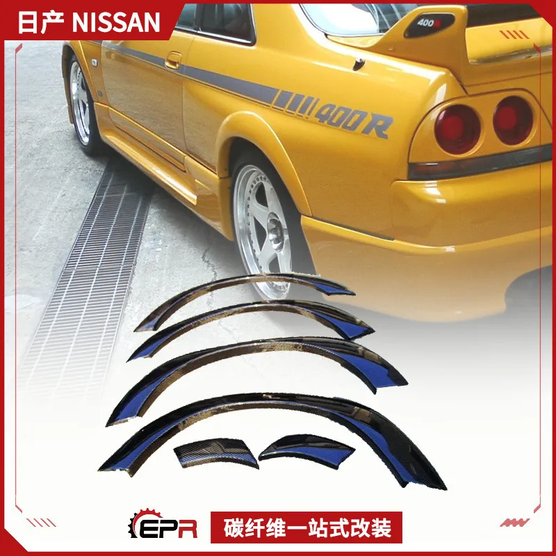 

EPR Flying, подходит для модификации из углеродного волокна Nissan Skyline R33, окруженных передними и задними широкими бровями.