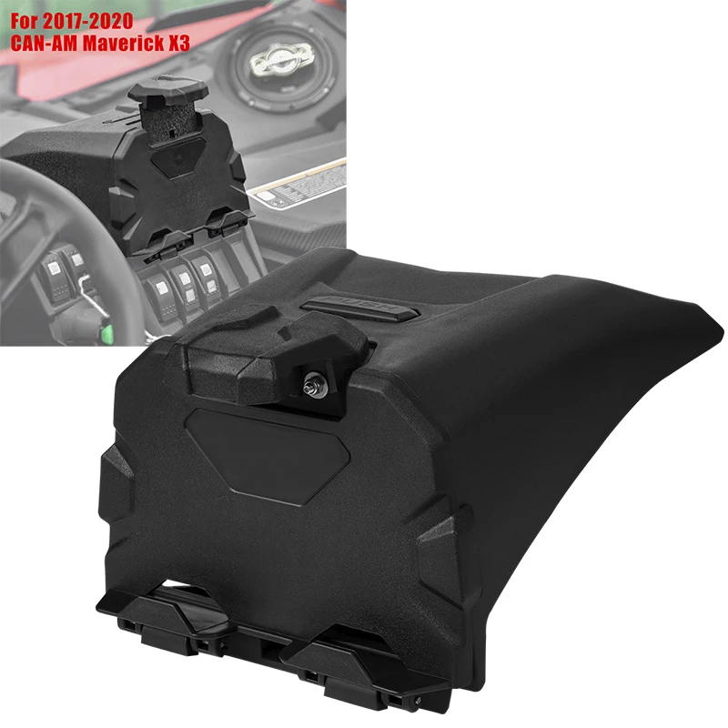 

Держатель для планшета с электронным устройством для аксессуаров Can-Am X3 2017-2023, крепления для электронных устройств X3 с ящиком для хранения