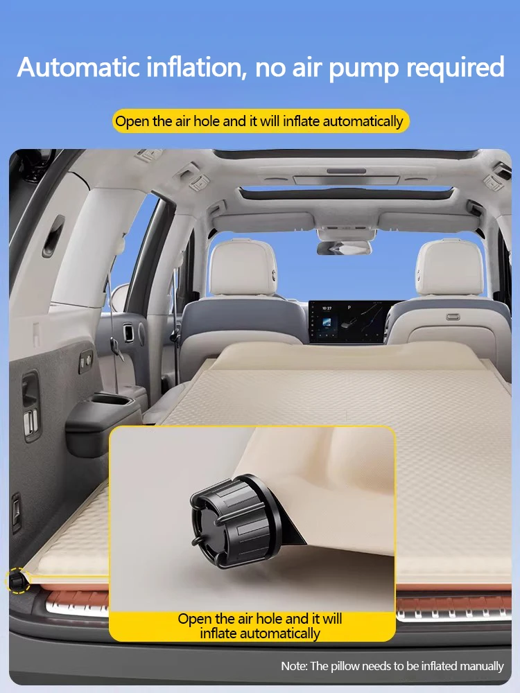 Car Travel Bed, Automatic Inflatable Car Trunk Mattress, Car Inflatable Bed, SUV-Specific Leveling Pad, Car Sleeping Products