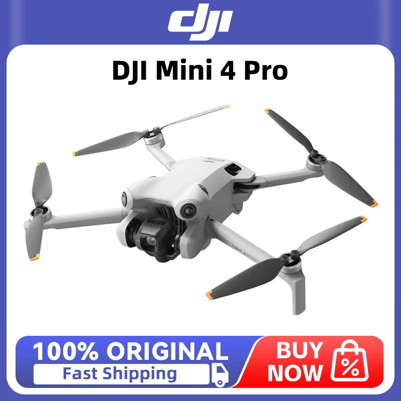 DJI Mini 4 Pro Drone Folding Mini-Drone with 4K/60 Fps HDR Video Camera