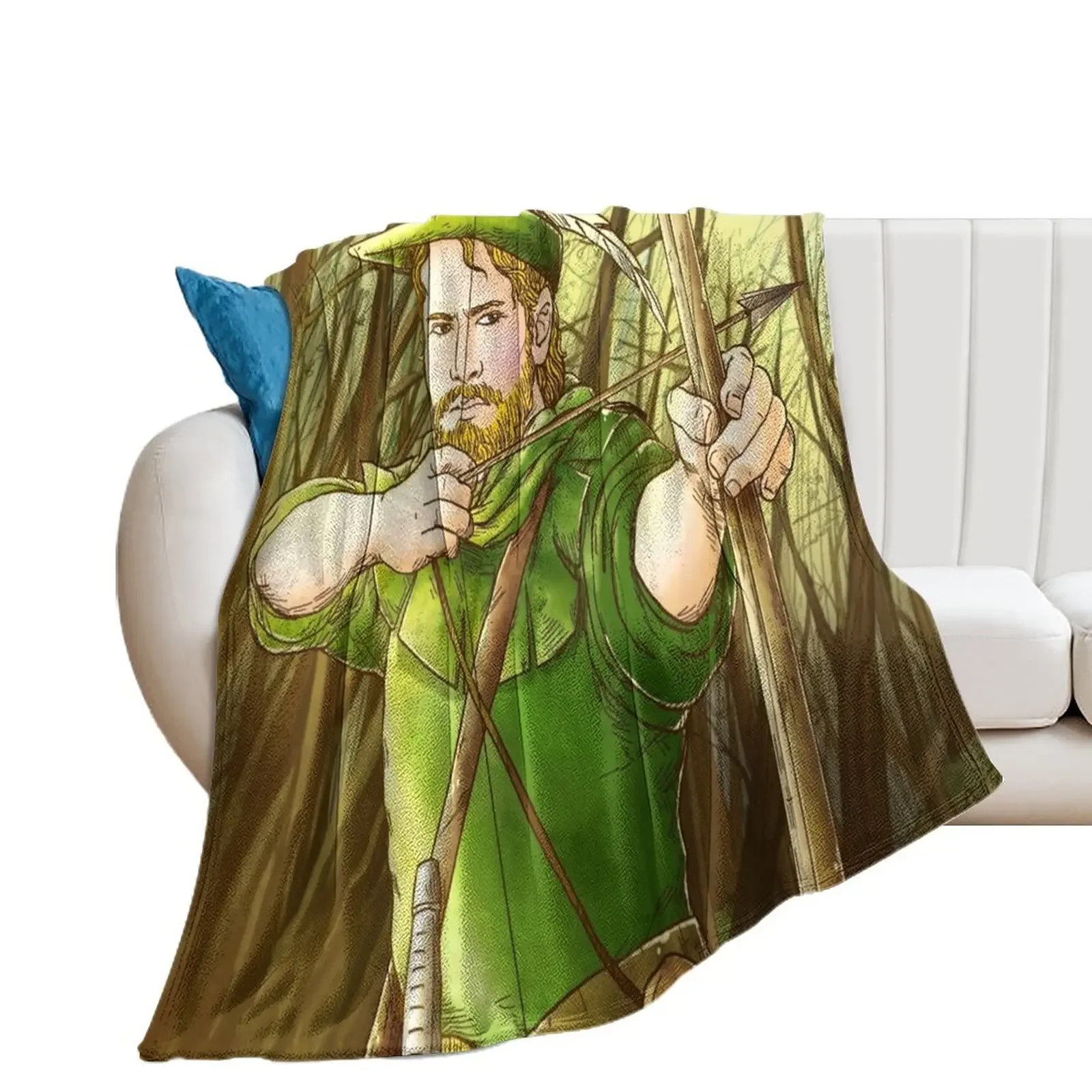 

Robin Hood, The Legend Throw Blanket Winter beds Blankets For Bed Blankets