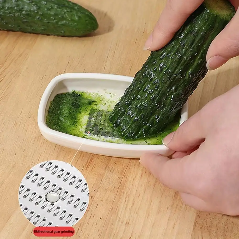 New Manual Garlic Ginger Grater Convenient Easy to Clean Ginger Grinding Masher Japanese Style Garlic Crusher Kitchen Tool