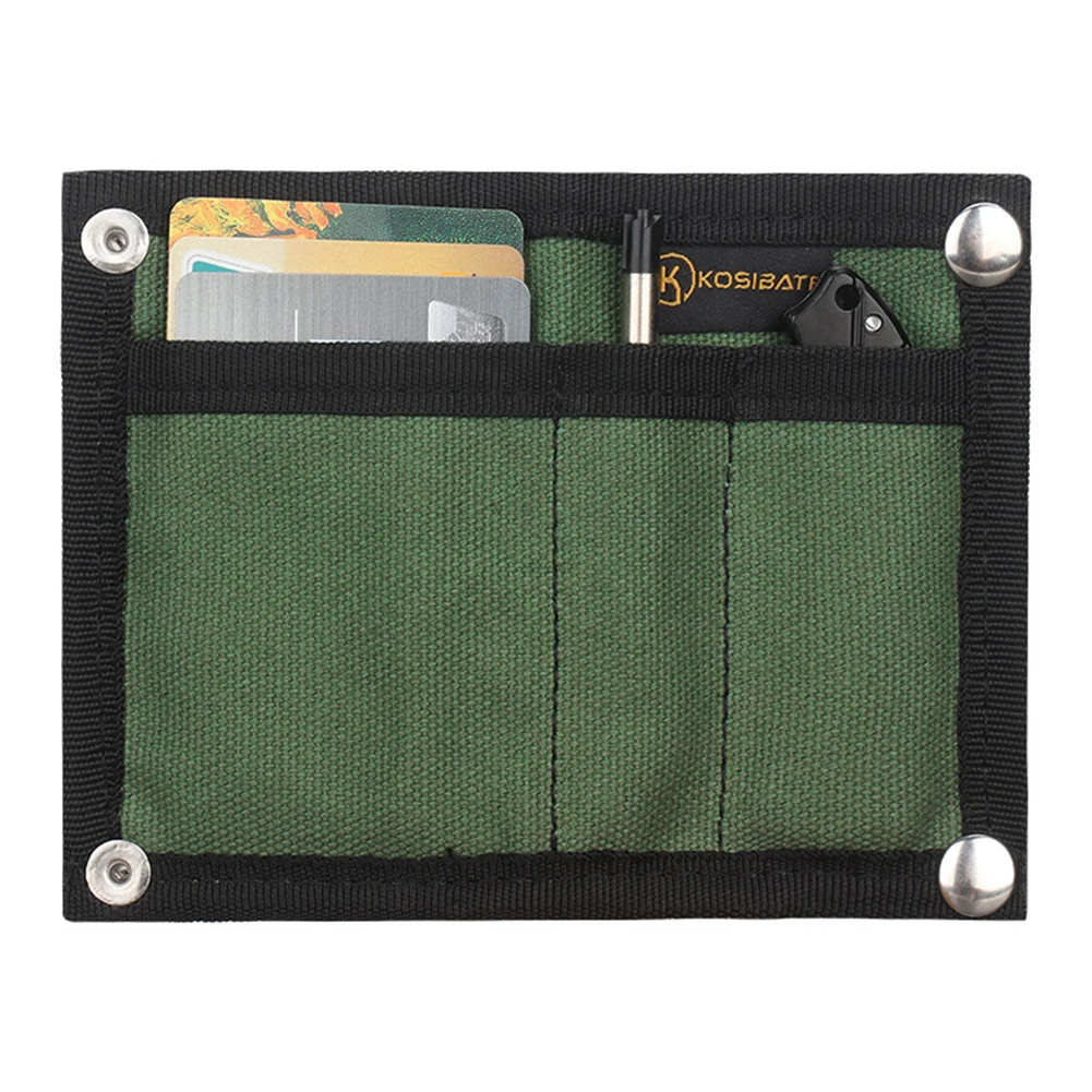 Pocket EDC Wallet Multifunctional EDC Tool Storage Bag Lightweight Tactical Molle Storage Bag for Outdoor Camping Hiking Hunting