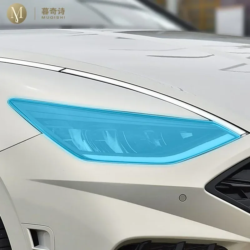 

MUQSHI Car Exterior Headlight Anti-scratch TPU PPF Protective film refit Anti-scratch Repair film For Hyundai Sonata 2020-2023