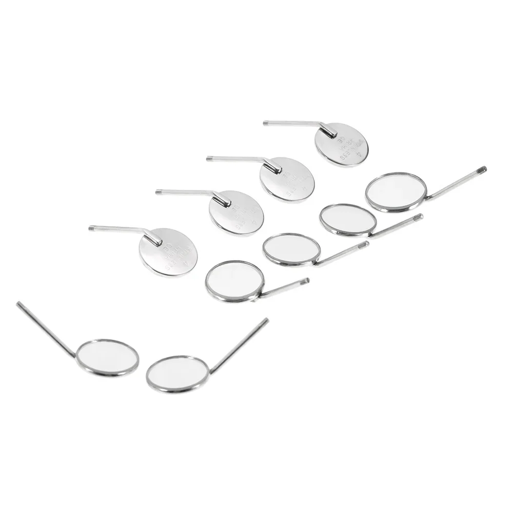 Stainless Steel Dental Mouth Mirror Reflector Oral Care Tool Kit for Dentist Professional Use Endodontic Examination