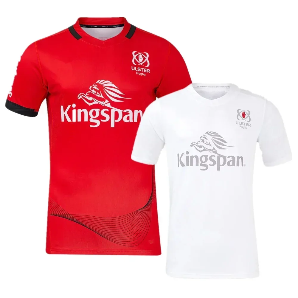 ULSTER Rugby Jersey 24-25 New Style Rugby T-Shirts Big Size Men Women T-Shirts Sports Casual Clothes Breathable Quick-drying