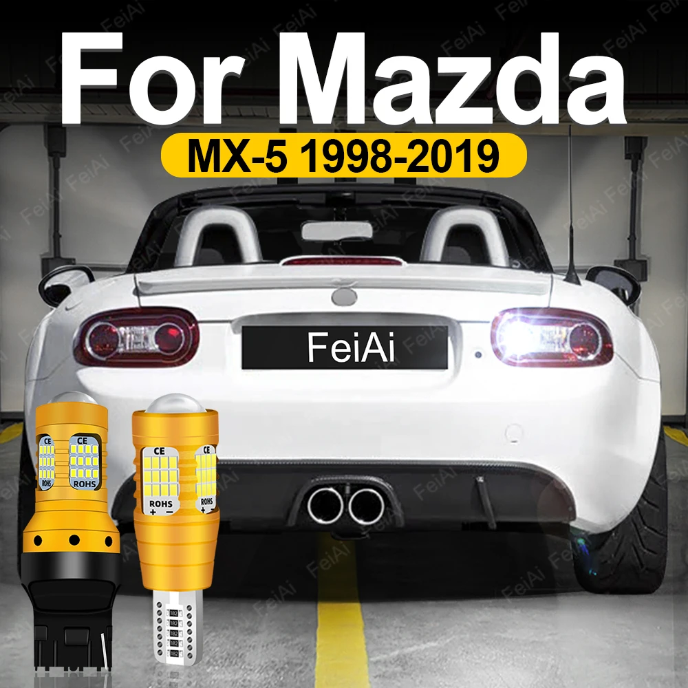 

Светодиодные фонари заднего хода для Mazda MX-5 Miata MX 5 MX5 NB NC ND, аксессуары, фонарь заднего хода 1998-2019 2010 2011 2012 2013 2014 2015